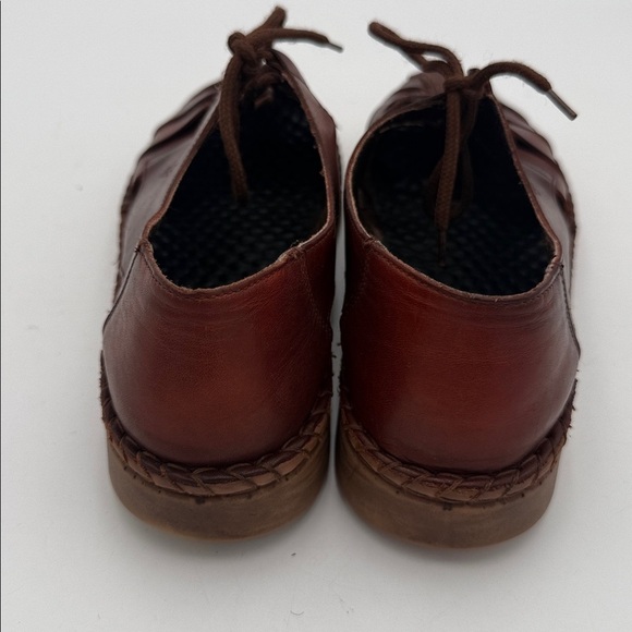Rieker  Brown Leather fisher Sandals women 41 lace up retro casual Y2K vacation main image 9